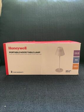 Honeywell White Portable Mood Table Lamp - Multi-Color RGB